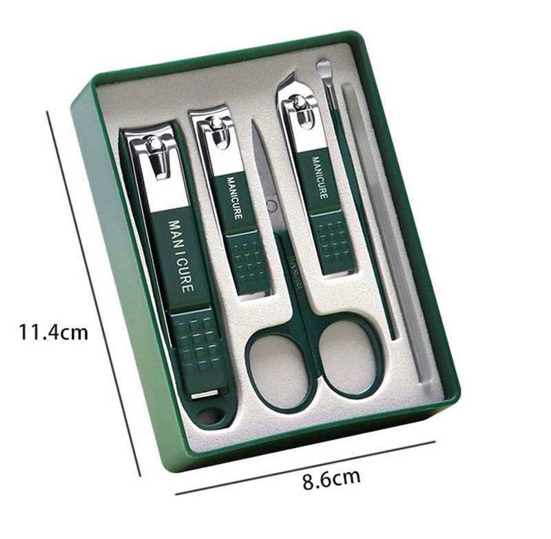 (30% DI SCONTO%) Set tagliaunghie antigoccia con custodia