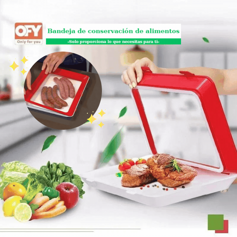 (30% DI SCONTO%)Vassoi per la conservazione degli alimenti BPA riutilizzabili impilabili