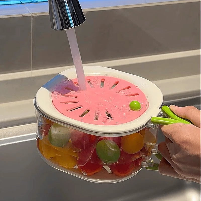 (30% DI SCONTO) Cestino 2IN1 per Frutta – Drenaggio Rapido e Massima Comodità!