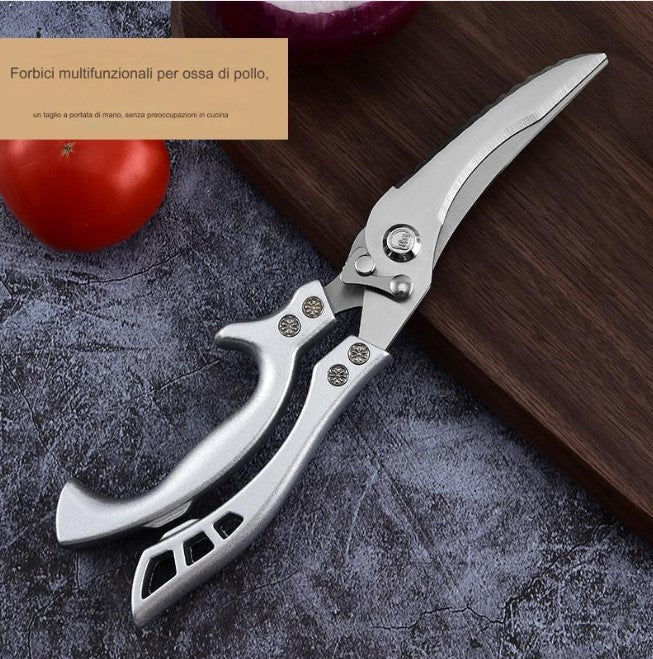 (30% DI SCONTO) Forbici multiuso in acciaio inox