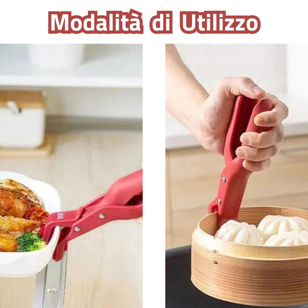 (30% DI SCONTO%) Set da 4 Clips Anti-Scottatura - Il Tuo Alleato Sicuro in Cucina