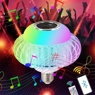 (30% DI SCONTO) Lampada LED Cambiacolore con Bluetooth e Altoparlante – Crea un'Atmosfera Magica