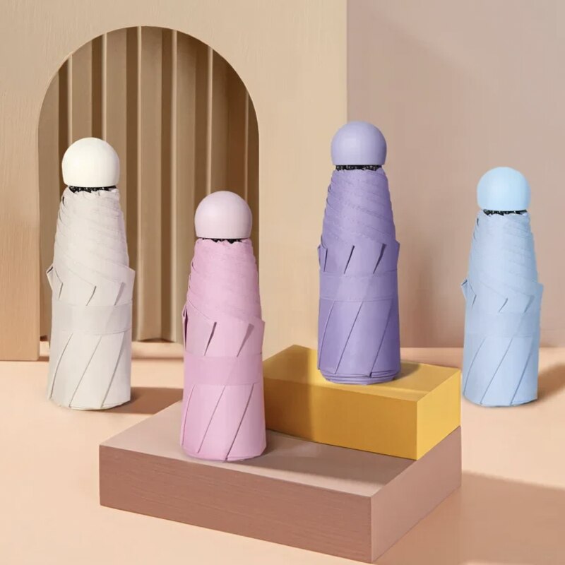 (30% di sconto) Ombrello Capsula per Sole e Pioggia