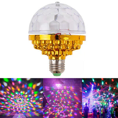 (30% DI SCONTO) Lampada LED Laser Rotante a Cristallo con 7 Colori – Decorazione per Bar, Karaoke e Palcoscenico