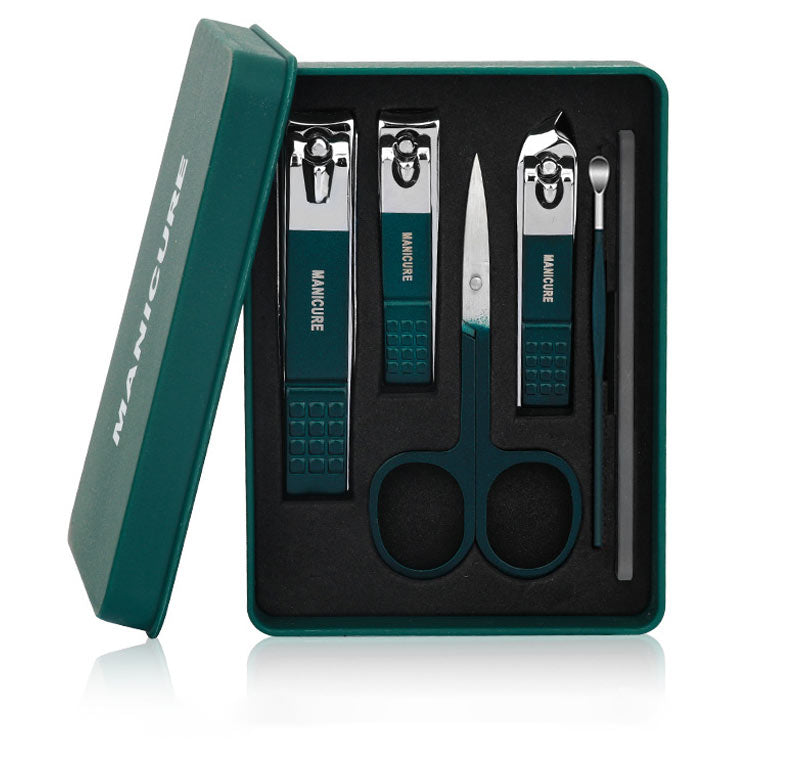 (30% DI SCONTO%) Set tagliaunghie antigoccia con custodia