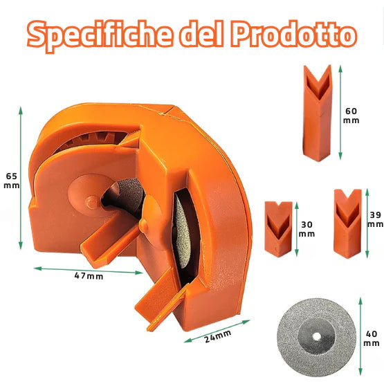 (30% DI SCONTO%) Eddy - Affilatore Multiplo Professionale per Punte da Trapano