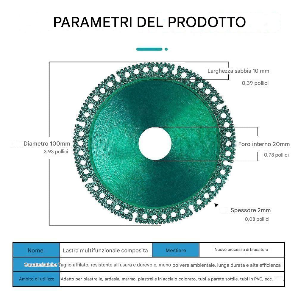 (30% DI SCONTO%) Lama Da Taglio Per Smerigliatrice Angolare