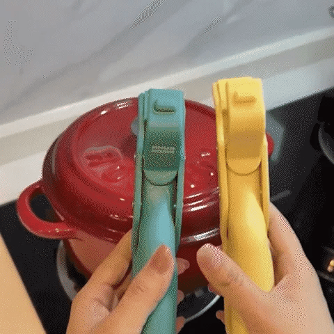 (30% DI SCONTO%) Set da 4 Clips Anti-Scottatura - Il Tuo Alleato Sicuro in Cucina