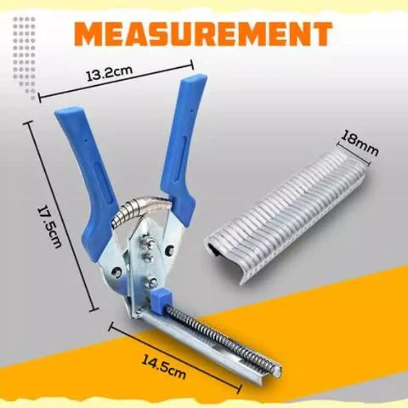 (SPEDIZIONE GRATUITA) PINZA PER ANELLI CHIODI TIPO M