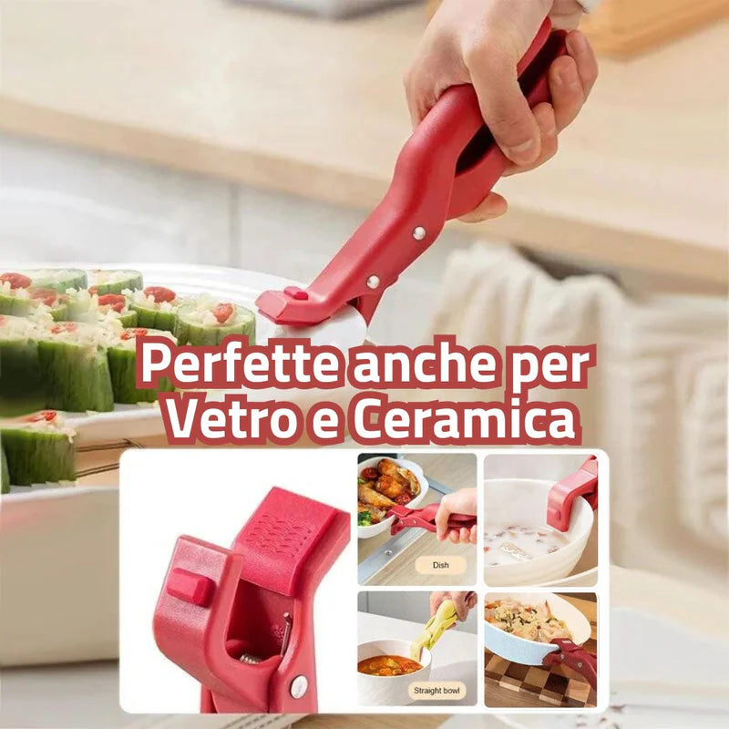 (30% DI SCONTO%) Set da 4 Clips Anti-Scottatura - Il Tuo Alleato Sicuro in Cucina