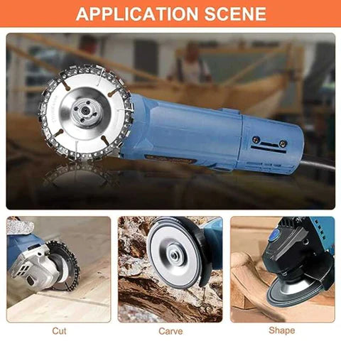 (30% di sconto) Disco per intaglio del legno per motosega