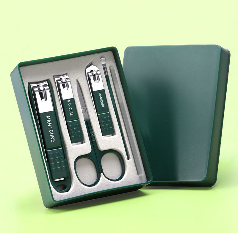 (30% DI SCONTO%) Set tagliaunghie antigoccia con custodia