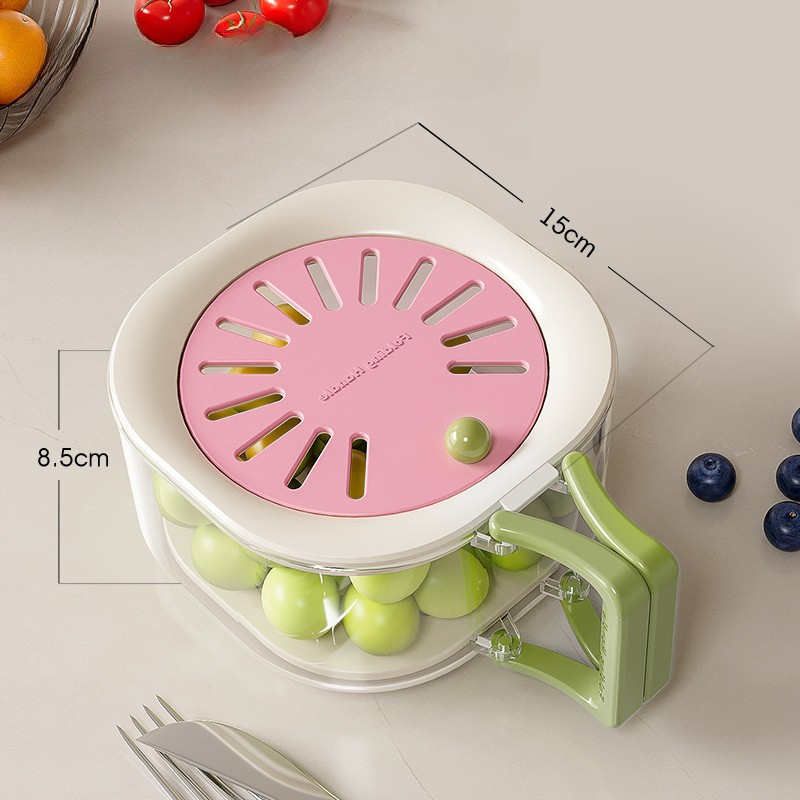 (30% DI SCONTO) Cestino 2IN1 per Frutta – Drenaggio Rapido e Massima Comodità!