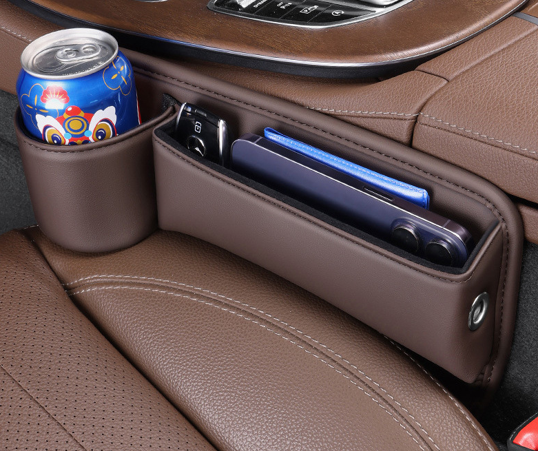 (30% di sconto) Organizer universale per spazi vuoti per seggiolino auto in pelle PU