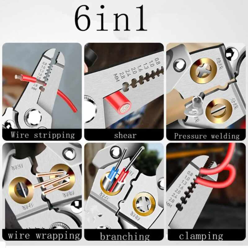 (30% di sconto) Multifunzionale Pinza Elettrica per Cavi