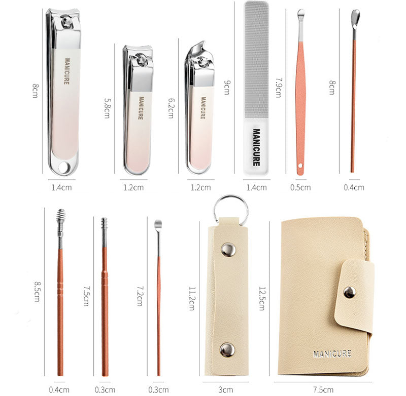 (30% DI SCONTO%) Kit completo di bellezza per unghie e orecchie