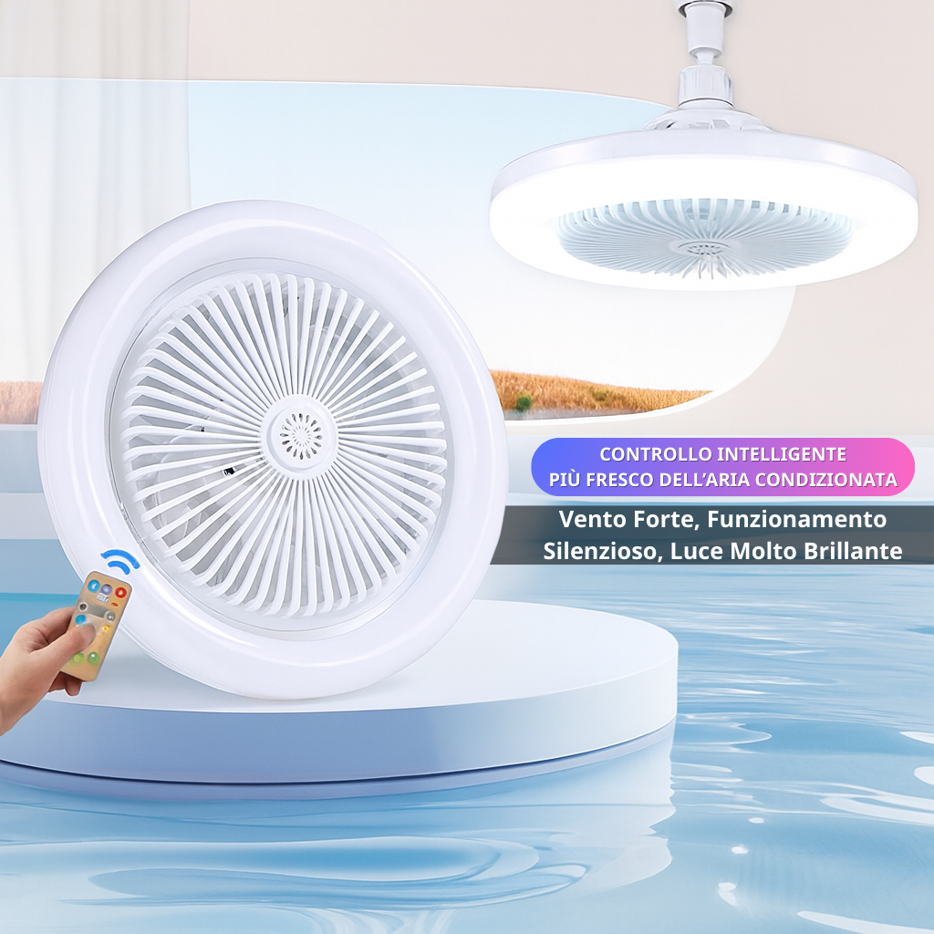 ZenAir™ Ventilatore Con Lampada Multifunzione A Risparmio Energetico