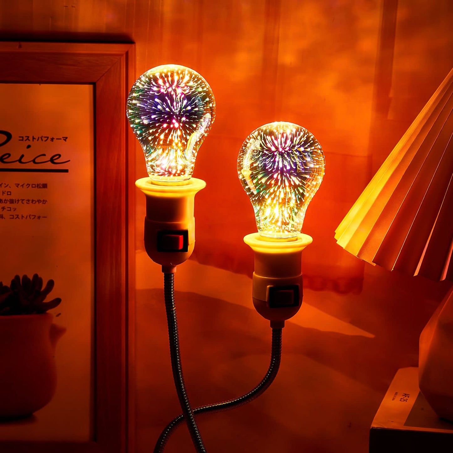 (30% DI SCONTO) Lampadina LED Fuochi D'Artificio Multicolore, Decorazione Molto Bella Per La Casa