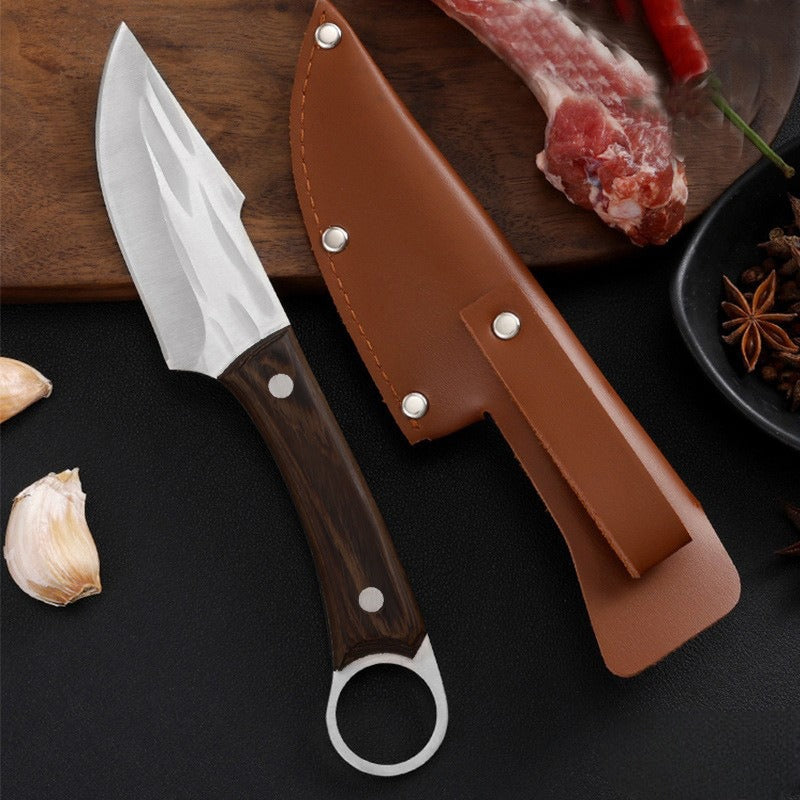 (30% DI SCONTO) COLTELLO MONGOLO 3 STRATI ANTIRUGGINE, ANTISCHEGGIATURA