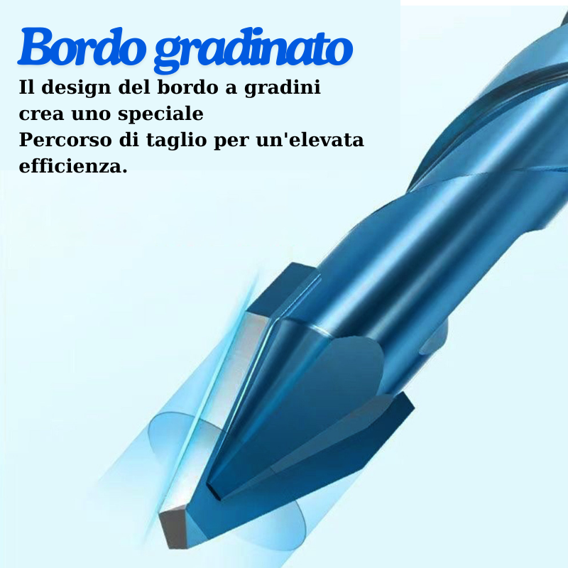 (30% DI SCONTO) Set di 4 punte per titanio, fora tutti i materiali