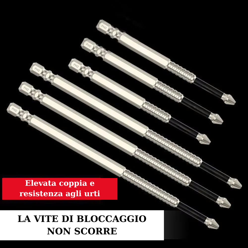 (30% DI SCONTO) Set di cacciaviti antiscivolo aggiornato con cacciavite magnetico resistente agli urti e all'acqua