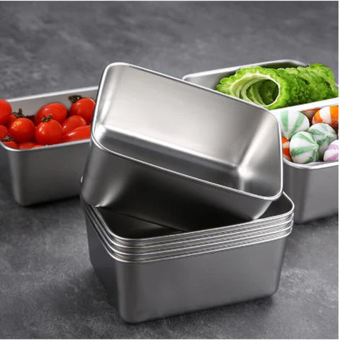 (30% di sconto) Scatola per alimenti in acciaio inossidabile 304