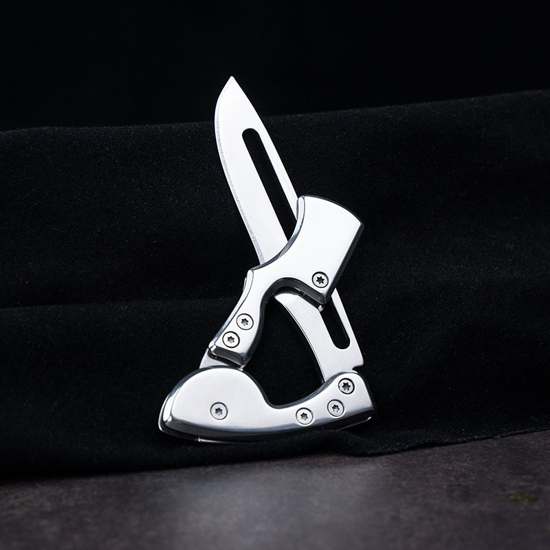 (30% di sconto) Mini coltello pieghevole portatile