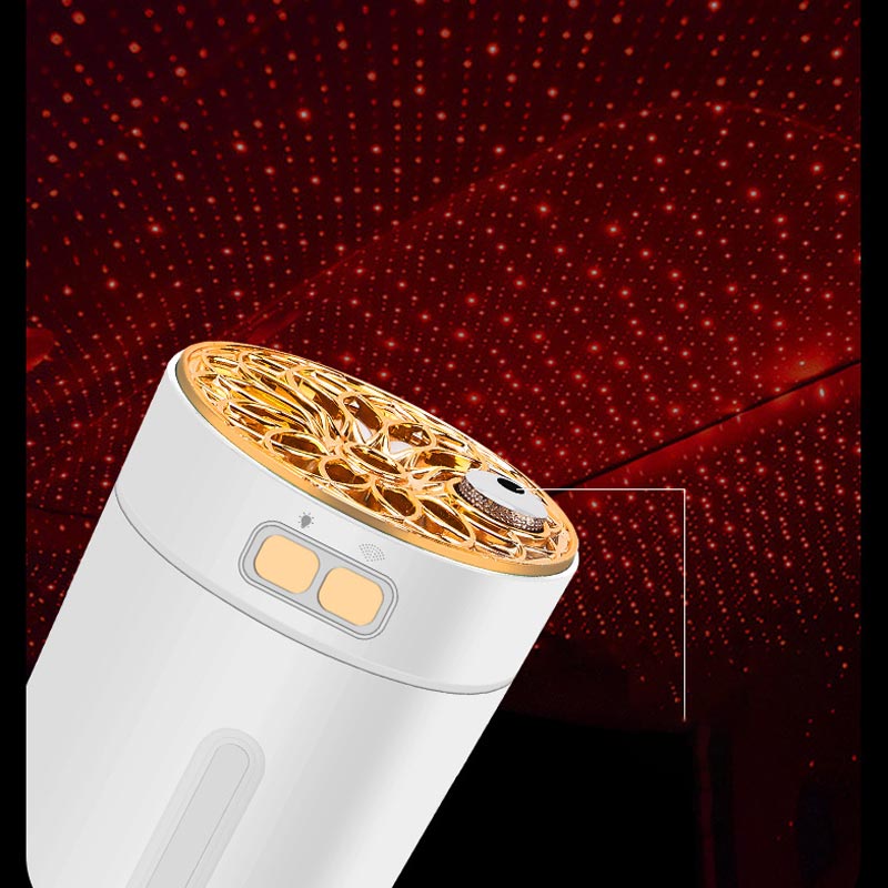 (30% DI SCONTO) Diffusore di Aromi con Luce Stellare per Auto (Cavo di ricarica USB gratuito)