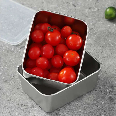(30% di sconto) Scatola per alimenti in acciaio inossidabile 304