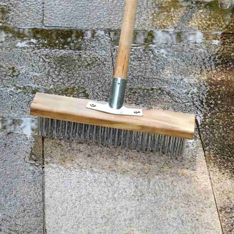 (30% di sconto) Spazzola per pavimenti in filo di acciaio inossidabile