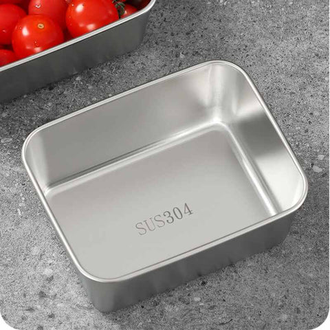 (30% di sconto) Scatola per alimenti in acciaio inossidabile 304