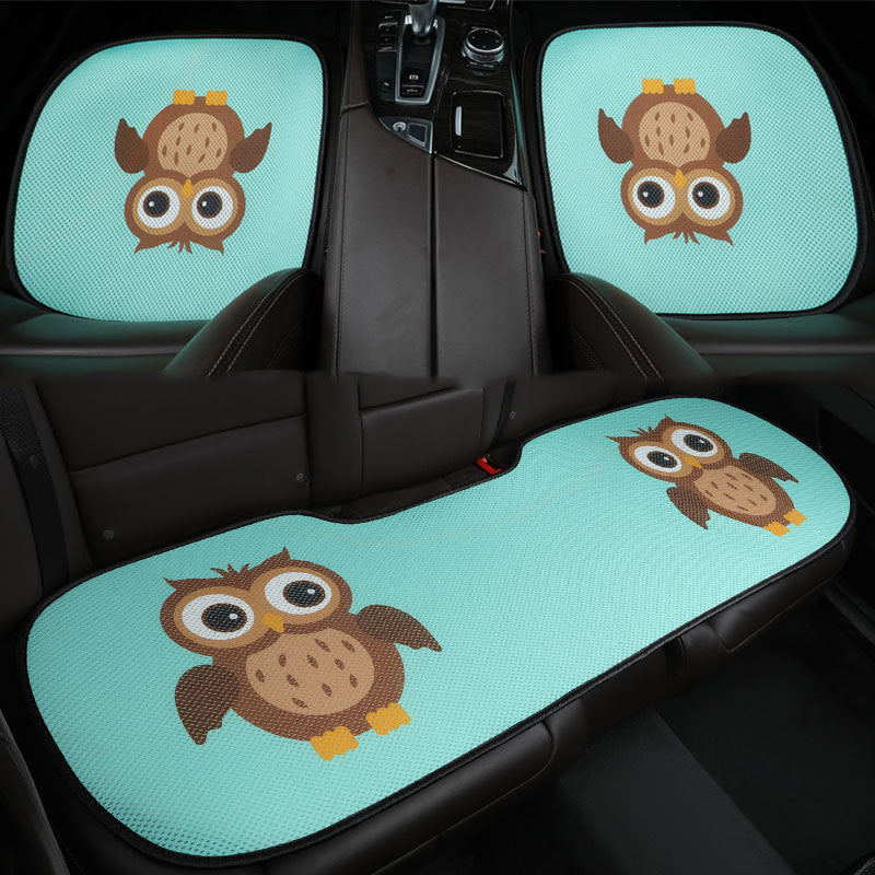 (30% DI SCONTO) Cuscino per Auto in Seta Ghiacciata a Forma di Panda
