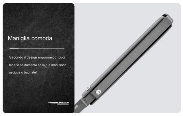 (30% DI SCONTO) Coltello pieghevole in acciaio resistente alla ruggine