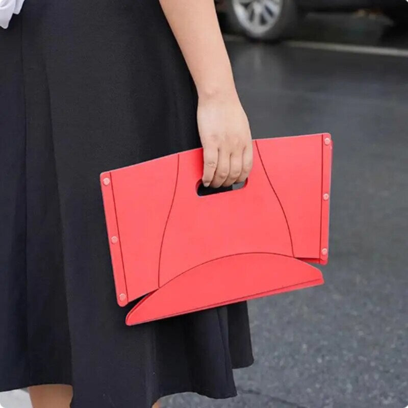 (30% di sconto) Sgabello pieghevole portatile e borsa portaoggetti