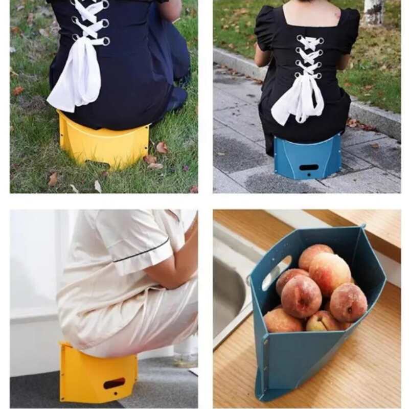 (30% di sconto) Sgabello pieghevole portatile e borsa portaoggetti