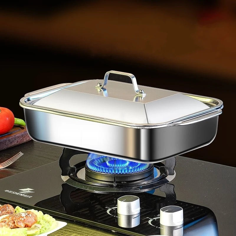 (OFERTA CALIENTE) Teglia da forno in acciaio inossidabile, utensili da forno Accessori da cucina
