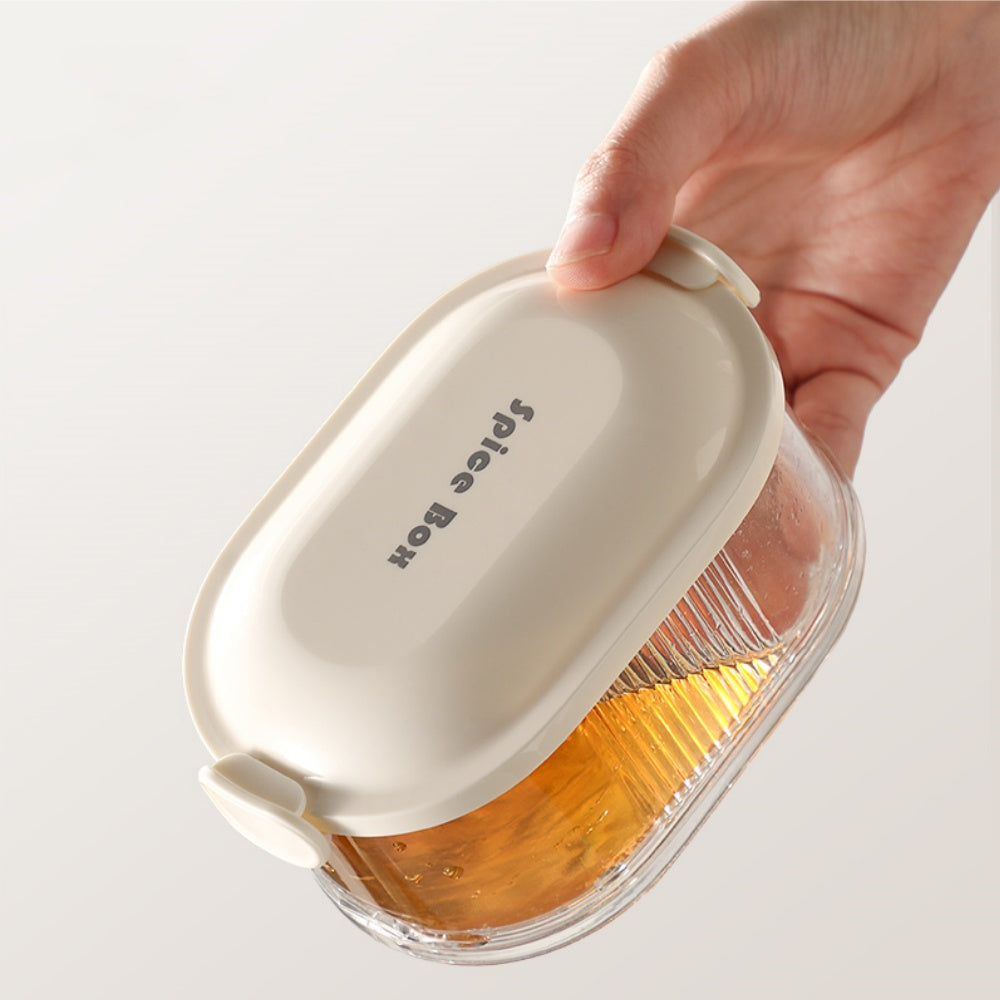(OFERTA CALIENTE) Set di 3 contenitori impilabili per alimenti e spezie