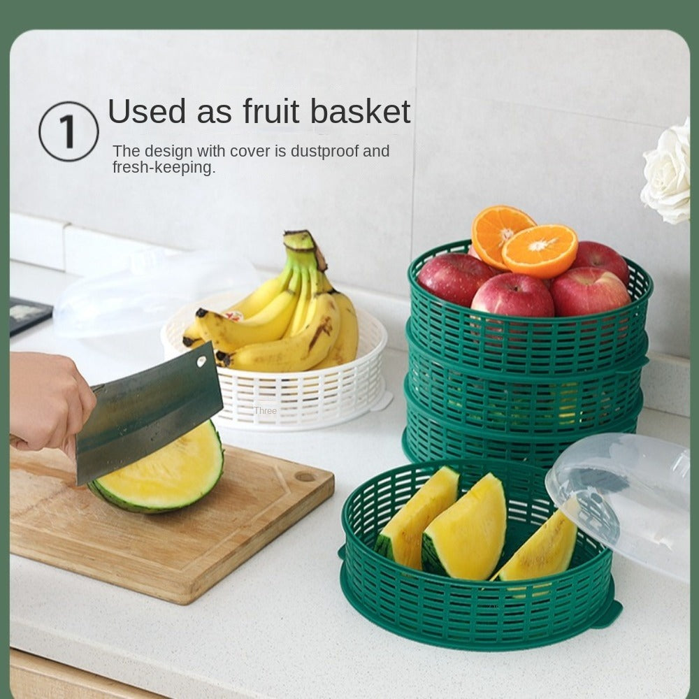 (30% DI SCONTO%) Vassoio multiuso per alimenti con coperchio, 3/4/5 strati