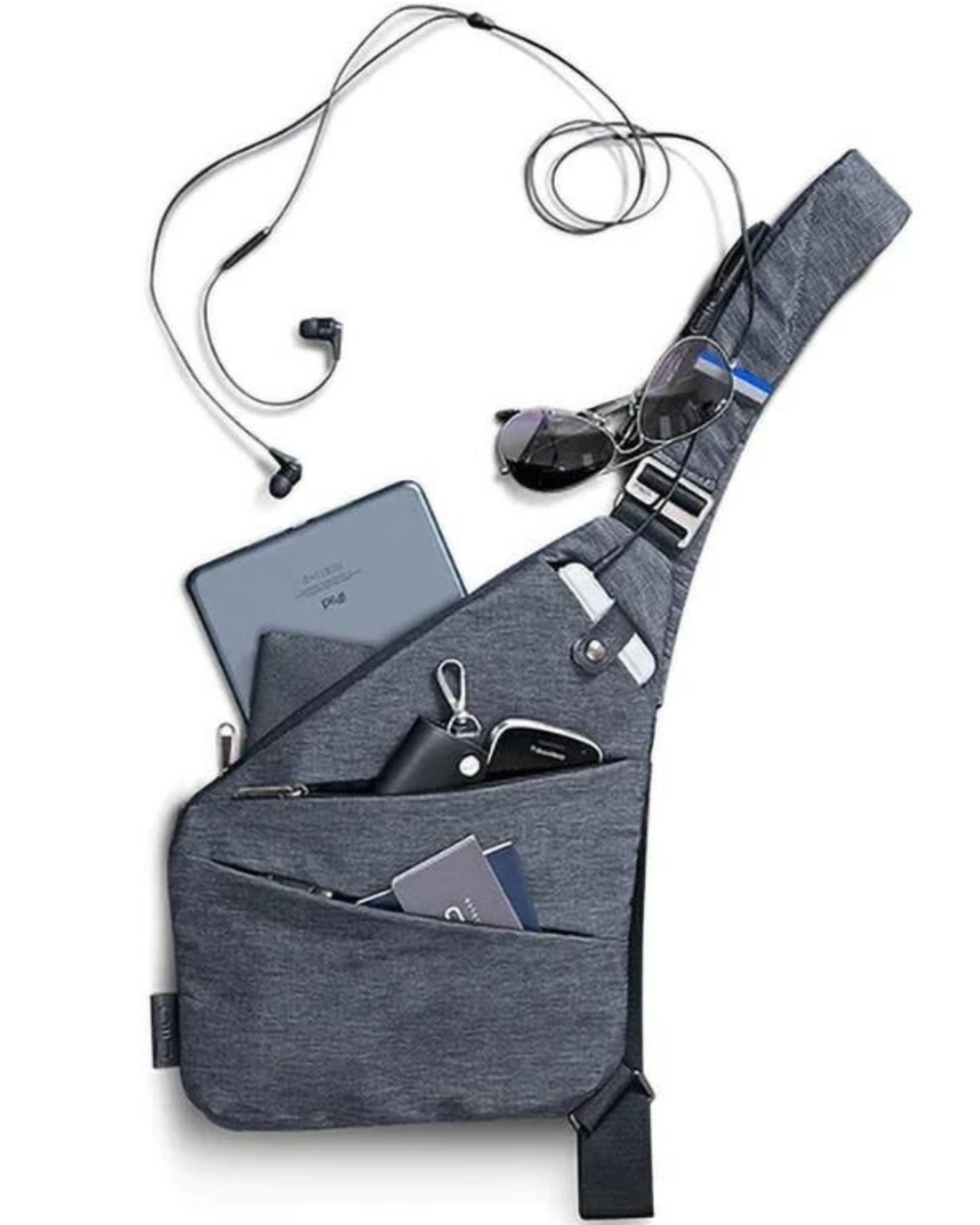 Borsa a Tracolla Antifurto da Viaggio - Tecnologia di Blocco RFID.