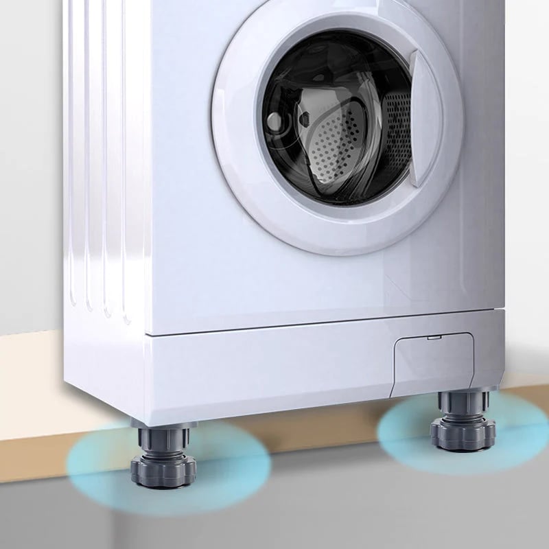(30% DI SCONTO%) Set di 4 piedini per lavatrice regolabili in altezza.