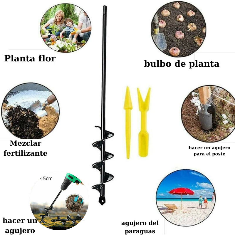 (30% DI SCONTO%) Trapano a spirale per giardinaggio facile
