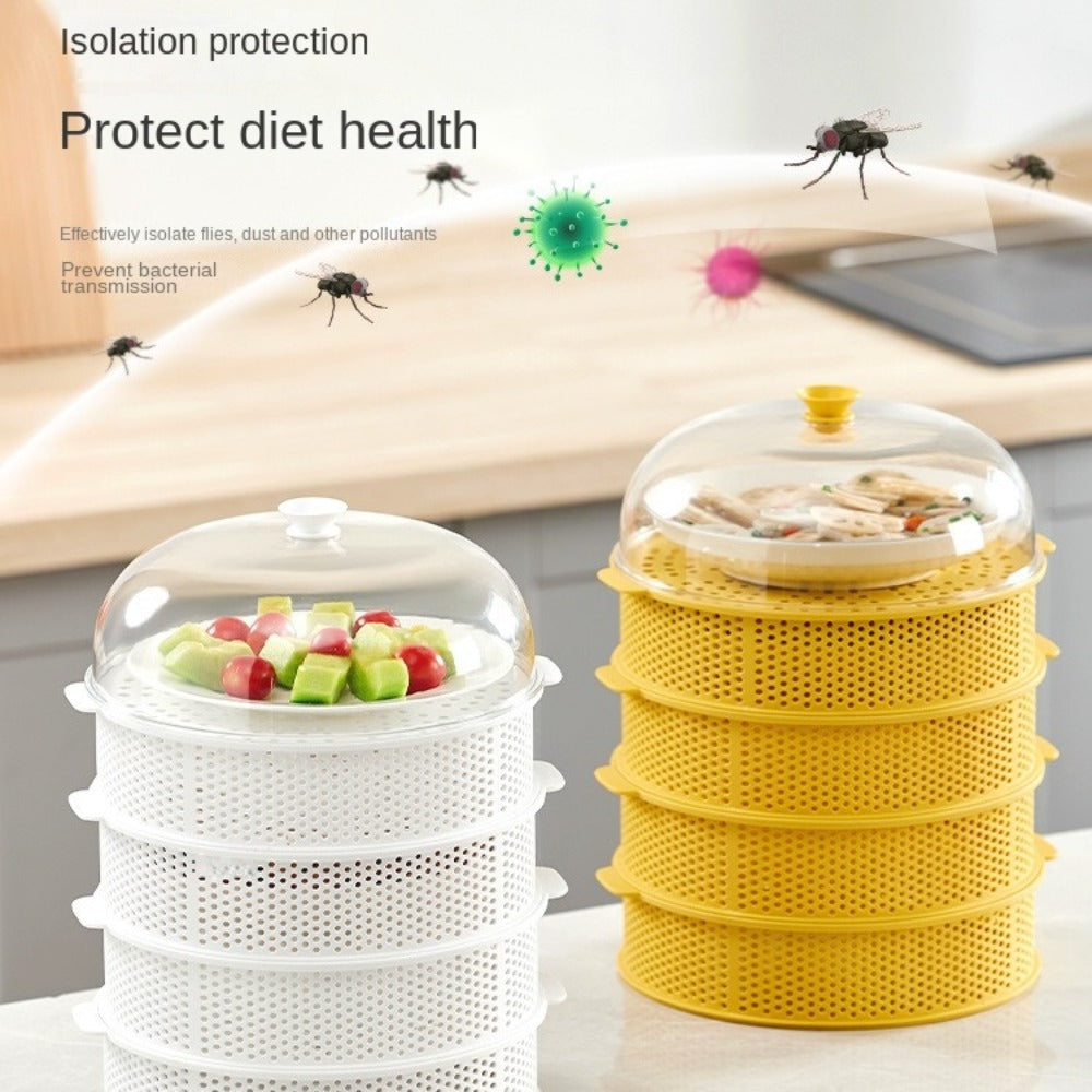 (30% DI SCONTO%) Vassoio multiuso per alimenti con coperchio, 3/4/5 strati