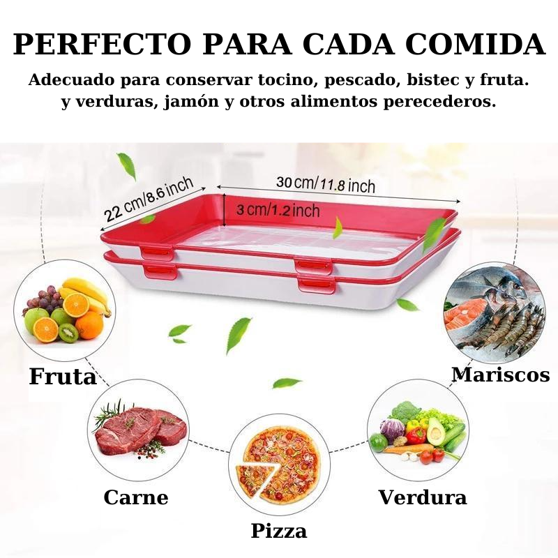 (30% DI SCONTO%)Vassoi per la conservazione degli alimenti BPA riutilizzabili impilabili