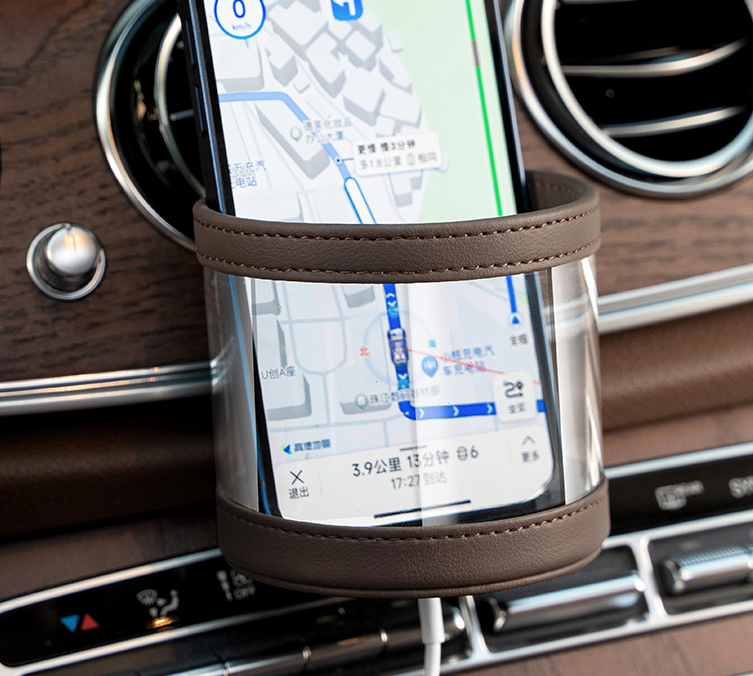 (30% di sconto) Organizer per bocchetta dell'auto trasparente universale multifunzionale
