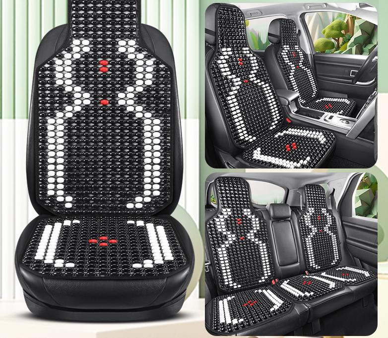 (30% DI SCONTO) Cuscino Traspirante in Perline di Legno per Auto