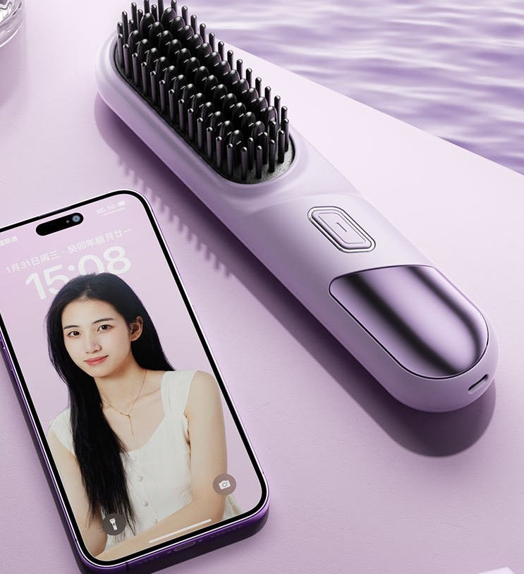 GlowComb™ Spazzola lisciante istantanea