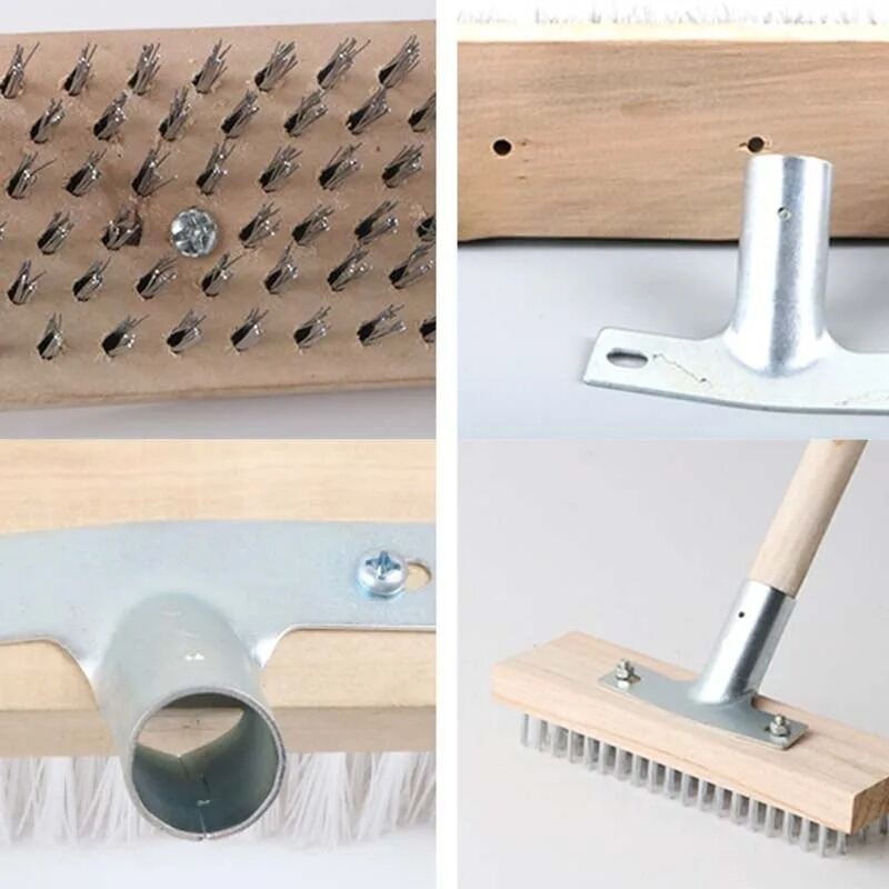 (30% di sconto) Spazzola per pavimenti in filo di acciaio inossidabile
