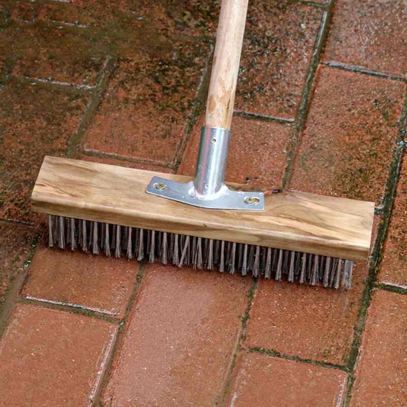 (30% di sconto) Spazzola per pavimenti in filo di acciaio inossidabile