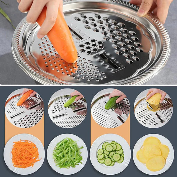 (30% DI SCONTO%) Ciotola per grattugia e scolapasta multifunzionale in acciaio inossidabile tedesco