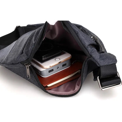 Borsa a Tracolla Antifurto da Viaggio - Tecnologia di Blocco RFID.